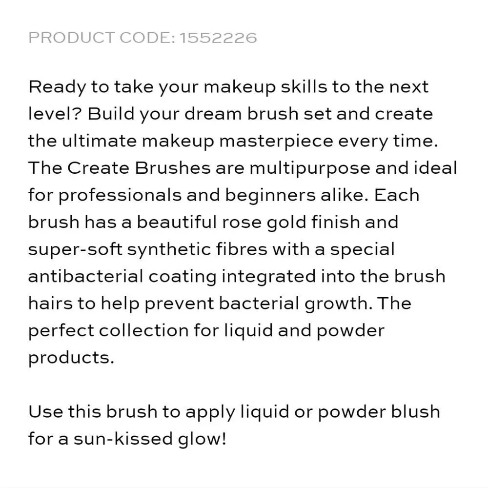 Revolution‎ Beauty Create Your Look Blush & Glow Brush